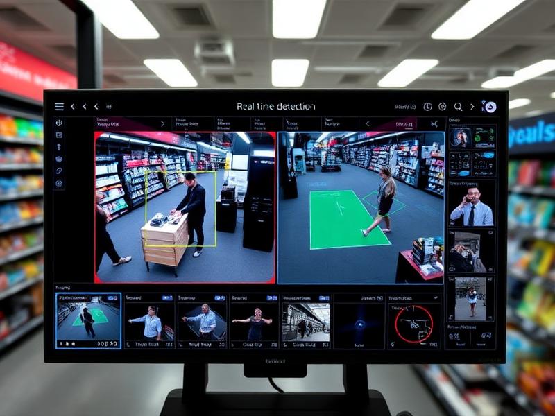 Real-time computer vision system detecting suspicious activity using pose and action recognition.